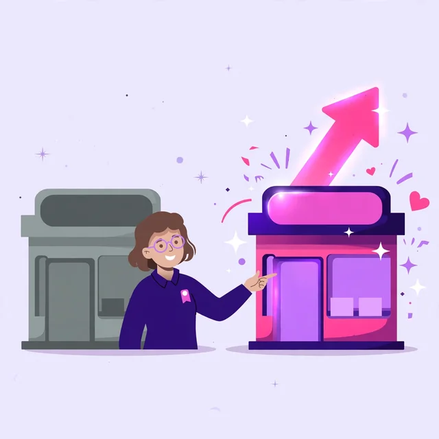 Rank Rays specialist presenting a dull-to-vibrant before-and-after transformation for a custom-built website