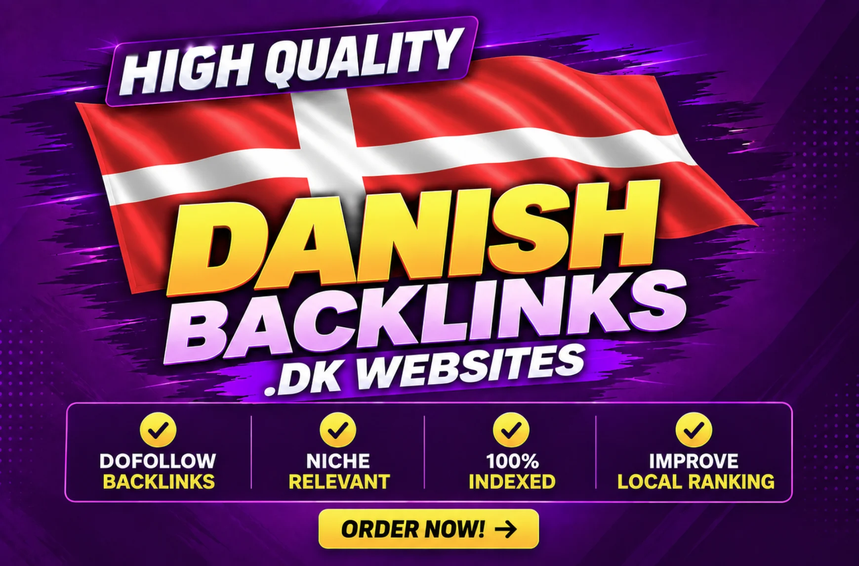 Danish Backlinks service thumbnail: dofollow backlinks from .DK websites