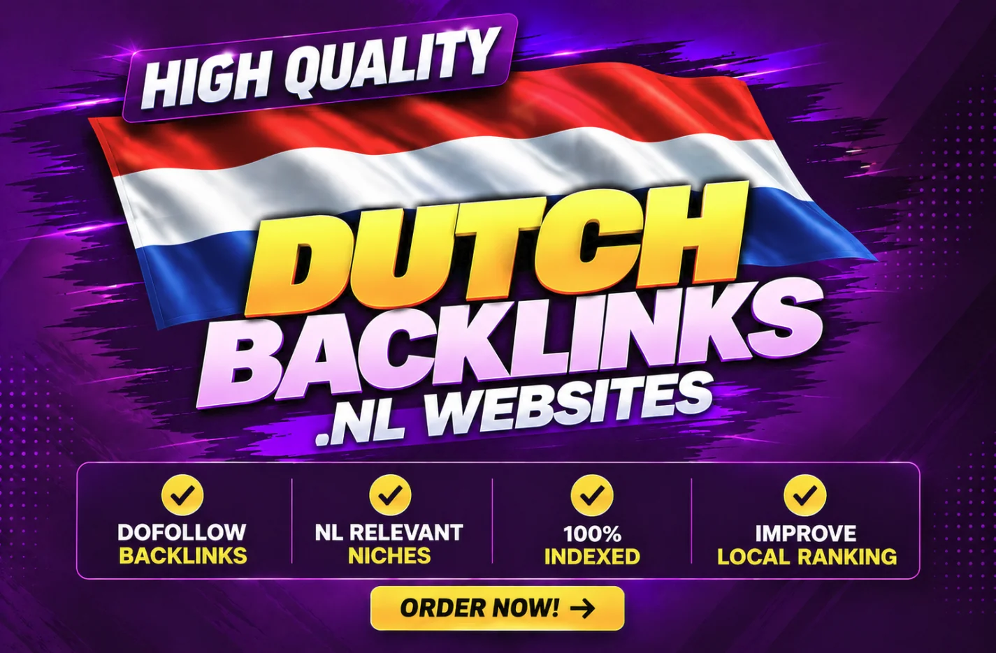 Dutch Backlinks service thumbnail: dofollow backlinks from .NL websites