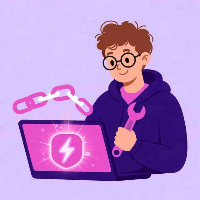 Developer fixing website speed on a laptop with a wrench, a Rank Rays technical SEO illustration
