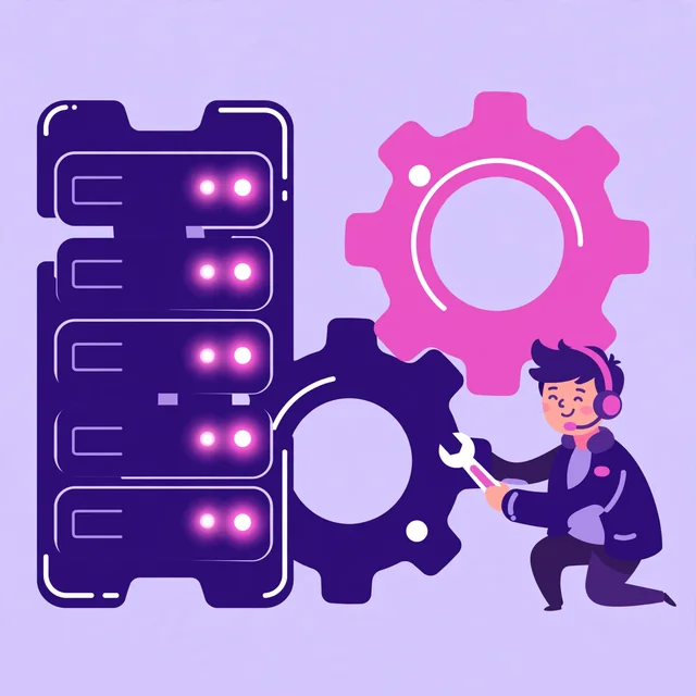 Team beside a rising growth chart, a Rank Rays technical SEO results illustration